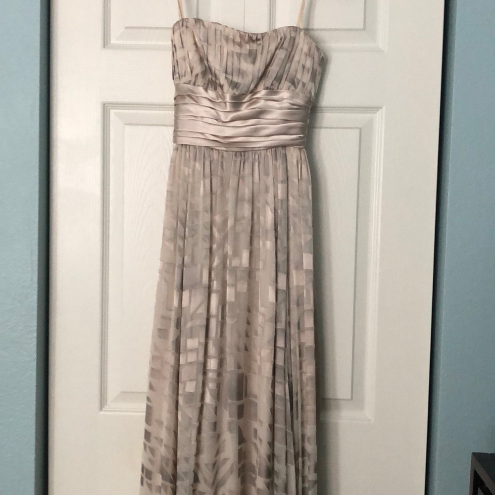 BCBG strapless gown, NWOT.